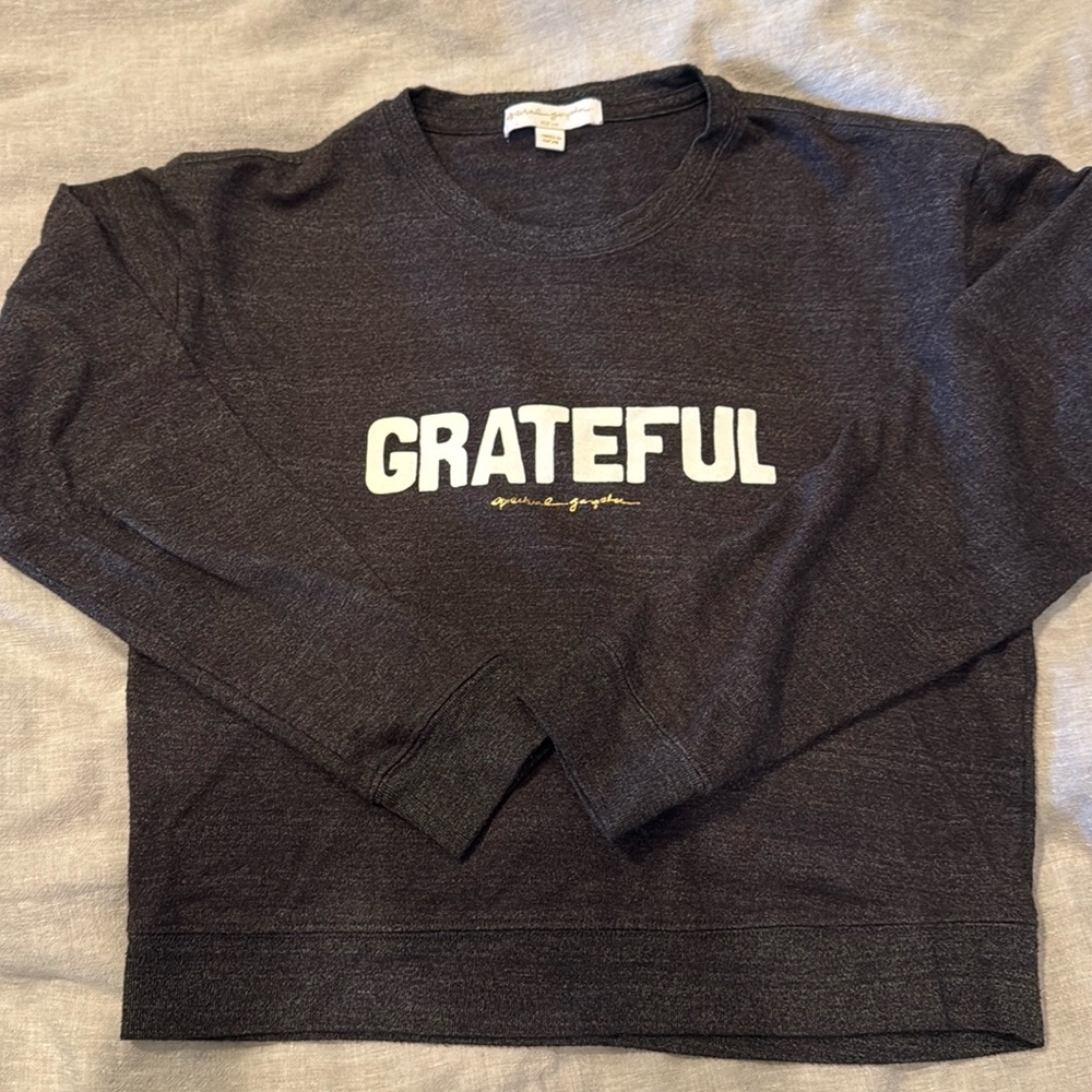 Gray Spiritual Gangster Cropped Top
